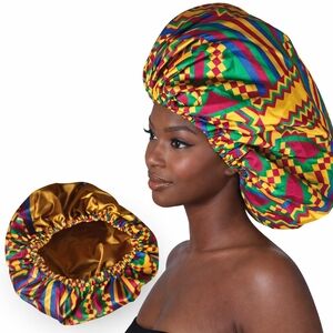 Colorful Satin Hair Bonnet